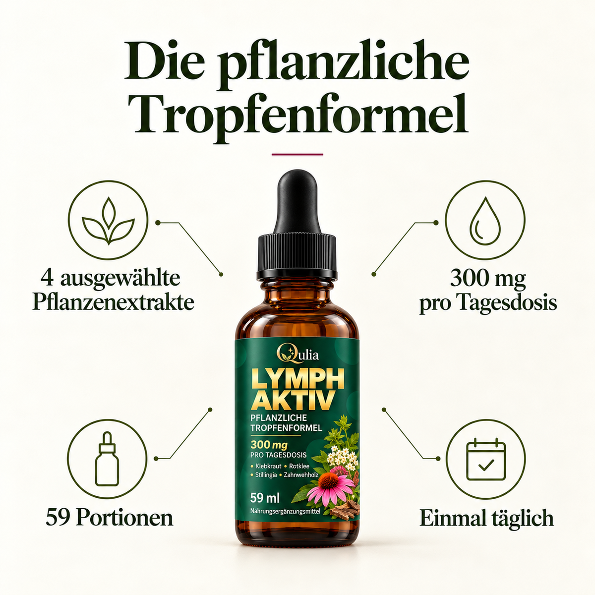 Lymph Aktiv | 4-in-1 Pflanzenkomplex